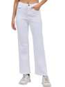3BUTTERFLIES Flared Women White Jeans