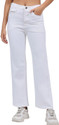 3BUTTERFLIES Flared Women White Jeans