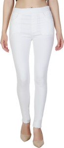 3butterflies white jegging