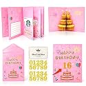 3D Birthday Gift Card Holder Unique Money Gift Card Book with Envelopes