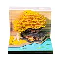 3D Calendar 2027 (Cluster of Flowers in Yellow)