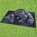 3D Fish Cement Molds Plastic ABS 2mm - Fish Scale Concrete Mold - Fish Stone Decor Garden Aquarium Plastic Mold - Concrete Molds and Forms Animals Reusable