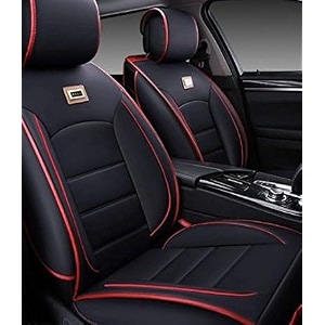 accessible series pu leather car seat cover black compatible with xuv 500