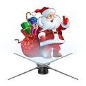 3D HD Hologram Fan Projector WiFi 80cm LED Sign Holographic Player Support Image Video Shop Bar Party Advertising Display(80cm 928LED)