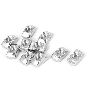 3d innovations m4 threaded post aluminum extrusionsaluminum profile assembled t-nut for 20x20 qty 25 pieces