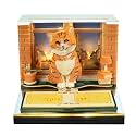 3D Memo Pad Time Piece Calendar 2027, 3D Tear-Off Art Desk Calendar 2027, Creative 3D Memo Pad Paper Art Tree House DIY Paper Carving Decoration (Big Orange Cat)