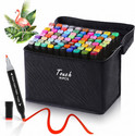 3D METRO SUPER STORE Marker Pen 80 PCS Drawing set Nib Sketch Pens  with Washable Ink