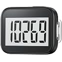 3D Pedometer, Simple Accurate Step Tracker for Men, Women, Kids, & Seniors. Large Digital Display, Detachable Clip Lanyard & Unmatched Precision in Step Counting (Black)