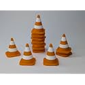 3D Printed Miniature Traffic Cones Training