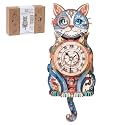 3D Puzzles for Adults, Detective Cat Clock 3D DIY Model Kit Crafts