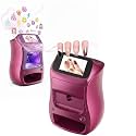 3D Smart Nail Art Printer - 10-Second Fast Print & 1200dpi HD, with UV Light & APP Control, Portable Custom Design for Home/Professional Salon(Purple)