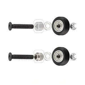 3dinnovations v slot pom wheel kit for v-slotted aluminum extrusion openbuilds v-slot rail ox cnc set of 2