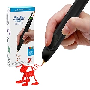 3doodler create 3d printing pen set with 75 filaments 600 feet extruded plastic onyx black 2023 model eu plug