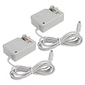 3DS Charger, DSi Charger Compatible with Nintendo 3DS/ DSi XL/ 2DS/ New 2DS XL Wall Plug Power Adapter, 2 Packs