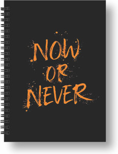 3ds wiro notebook a5 diary ruled 144 pages now or never