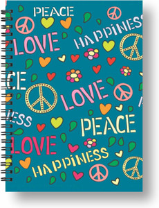 3ds wiro notebook a5 diary ruled 144 pages peace