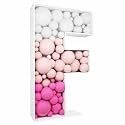 3FT DIY Mosaic Balloon Letter F Frame, Fillable Party Backdrop Decor