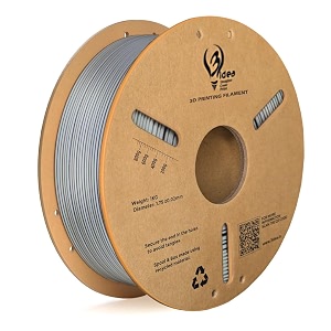 3idea hyper abs hs high-speed 3d printer filament 175mm silver net weight - 1kg spool  high toughness strong layer adhesion low warping pro grade print quality 002mm precision