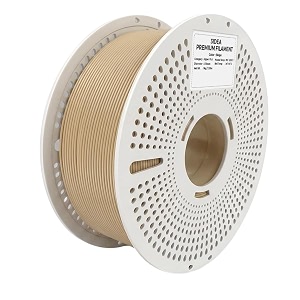3idea hyper pla hs high speed 3d printer filament 175mm beige net weight - 1kg with reusable spool high toughness pla plus dimensional accuracy 002mm premium pla for smooth amp durable prints