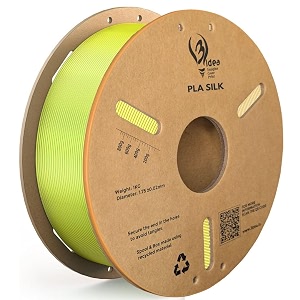 3idea pla silk premium 3d printing filament yellow-blue-green 175mm net weight-1kg