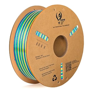 3idea pla silk premium 3d printing filament gold-green-blue 175mm net weight-1kg