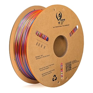 3idea pla silk premium 3d printing filament red-gold-blue 175mm net weight-1kg