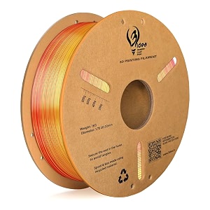 3idea pla silk premium 3d printing filament red-gold 175mm net weight-1kg