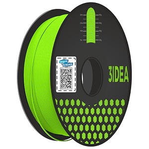 3idea technology premium pla tennis green 3d printer filament 175mm dimensional accuracy - 003mm net weight- 1 kg