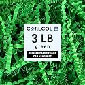 3LB Crinkle Paper Filler (Green, 3 LB)