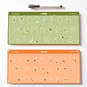 3Lines I-Write Reusable Alphabet Writing Practice Board for Kids | Uppercase & Lowercase ABC Learning Toy | Educational Writing Board with Animals & Fruits | Preschool Learning Gift (Regular)