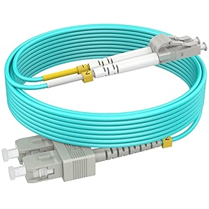 om4 sc to lc multimode fiber patch cable lszh 10ft3m