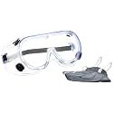 3M 1621+9000IN Chemical Protection Safety Goggles and Dust Respirator Mask Combo