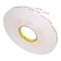 3M 4950/WI0536 Scotch 4950 VHB Tape: 1/2" x 36 yd., White