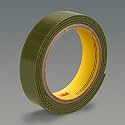 3M 58624 Fastener SJ3402 Hook S015, 1" x 50 yd., 0.15" Engaged Thickness, Nylon, Olive