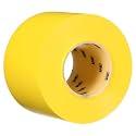 3M Durable Floor Marking Tape 971, Yellow, 4 in x 36 yd, 17 mil, 1 Roll
