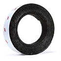3M Hook/Loop Fastener TB3526N/TB3527N, Black, 1 in x 10 ft