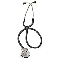 3M Littman 2450 Stethoscope ENGRAVING | Engrave your name or initials on the Littman stethoscope | Lightweight II S.E., Teardrop-shaped chestpiece, Black Tube, 28 inch