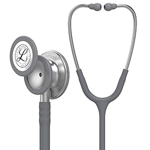 3m littman 5621 stethoscope engraving  engrave your name or initials on the littman stethoscope  classic 3 stainless steel chestpiece gray tube 27 inch