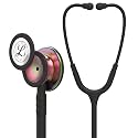 3M Littmann Classic III Monitoring Stethoscope, Rainbow-Finish Chestpiece, black stem and headset, Black Tube, 27 inch, 5870