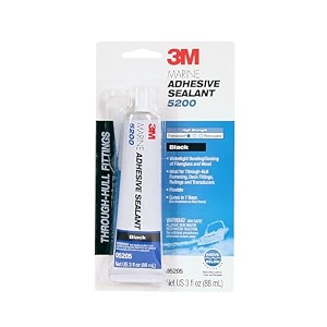 3m marine 5200 adhesive sealant black 3 oz by 3m
