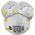 3M Personal Protective Equipment Particulate Respirator 8210, Pack of 160, N95, Disposable, NIOSH APPROVED, Smoke, Dust, Grinding, Sanding, Sawing, Sweeping