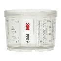 3M PPS 2.0 Spray Gun Cups, 26115, Mini, 6 Ounces, Use with Paint Gun and PPS 2.0 Lids and Liners to Paint Cars, Furniture, House and More, 2 Pack