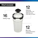 3M PPS Series 2.0 Paint Spray Gun System Refill Kit with Lids and Liners, 26171, Midi, 13.5 oz, 200-micron Filter, Use for Cars, Furniture, Home, 12 Disposable Lids, 12 Liners and 16 Sealing Plugs