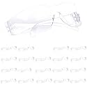 3M Safety Glasses, Virtua, ANSI Z87, Unisex, Clear Lens, Clear Frame