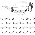 3M Safety Glasses, Virtua, Clear Lens, Clear Frame, ANSI Z87