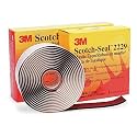 3M Scotch-Seal Mastic Tape Compound 2229, 1 in x 10 ft, Black, 1 Roll