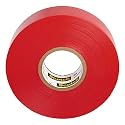 3M Scotch Electrical Tape 35, 3/4 in x 66 ft, 1 Roll, Red