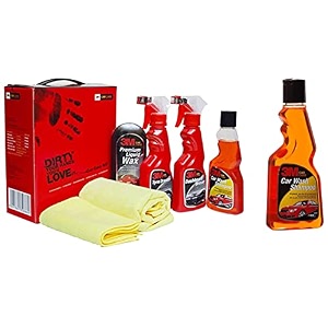 3m small car care kit amp car care car wash shampoo 250ml