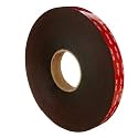 3M VHB Tape 5952 Double-Sided Acrylic Foam Tape, Black, 1/2 in x 36, 45 mil