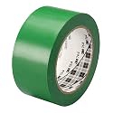 3M Vinyl Tape, 764, 2 in by 108 ft, Green, Social Distancing, Floor &amp; Safety Marking, 1 Pack